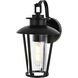 Wensley 1 Light 12.5 inch Black Outdoor Wall Sconce