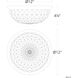 Signature Genoa LED 12 inch Polished Chrome Flush Mount Ceiling Light, Schonbek Signature