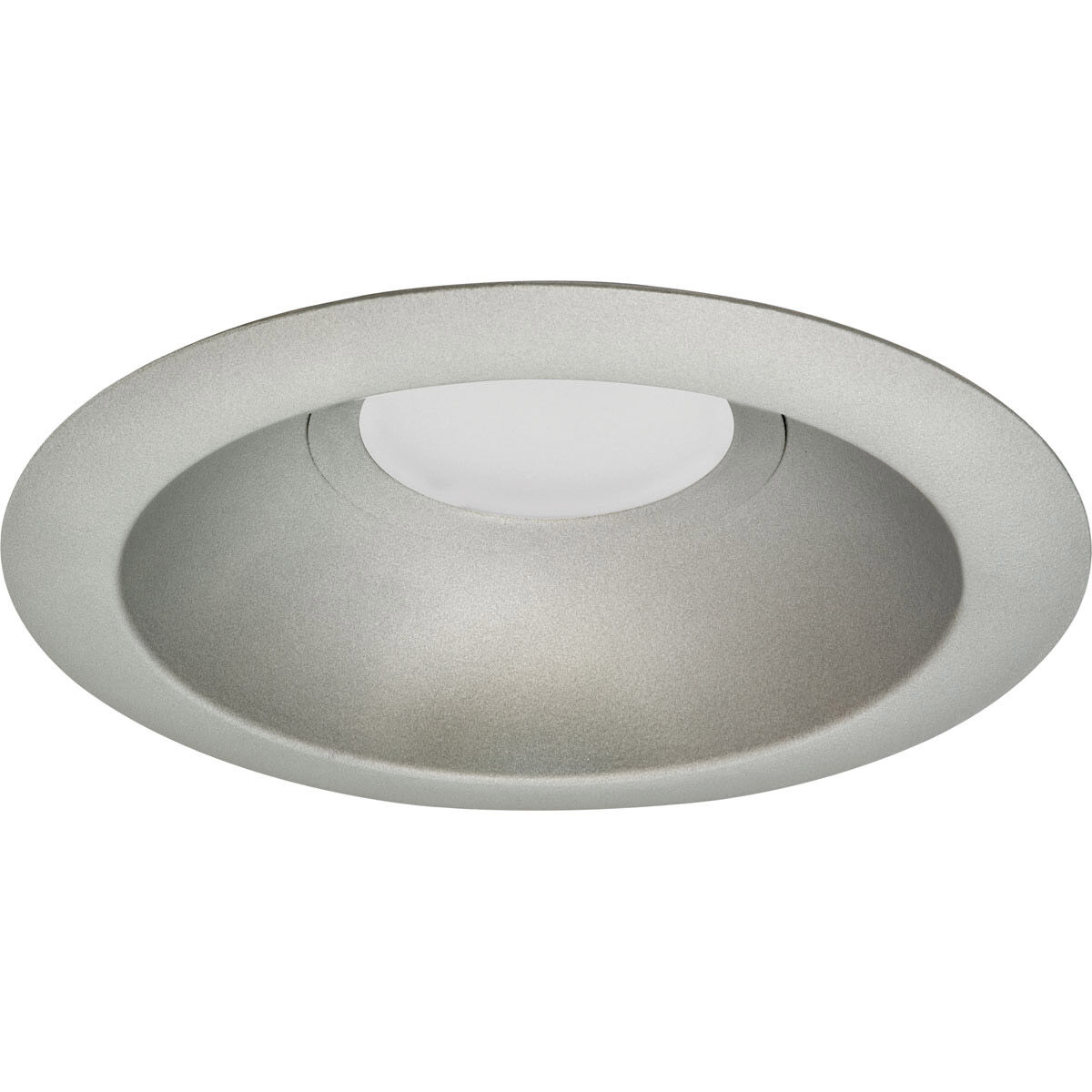 Signature LED Metallic Gray Recessed Trim, Frosted Glass