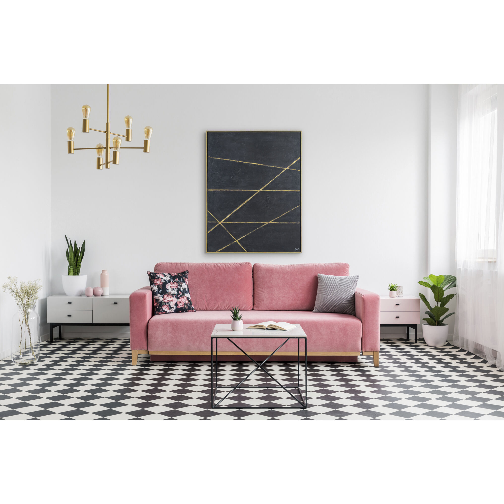 Webber Black/Multiple Canvas Art