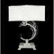 Crystal Laurel 31 inch 150 watt Silver Table Lamp Portable Light