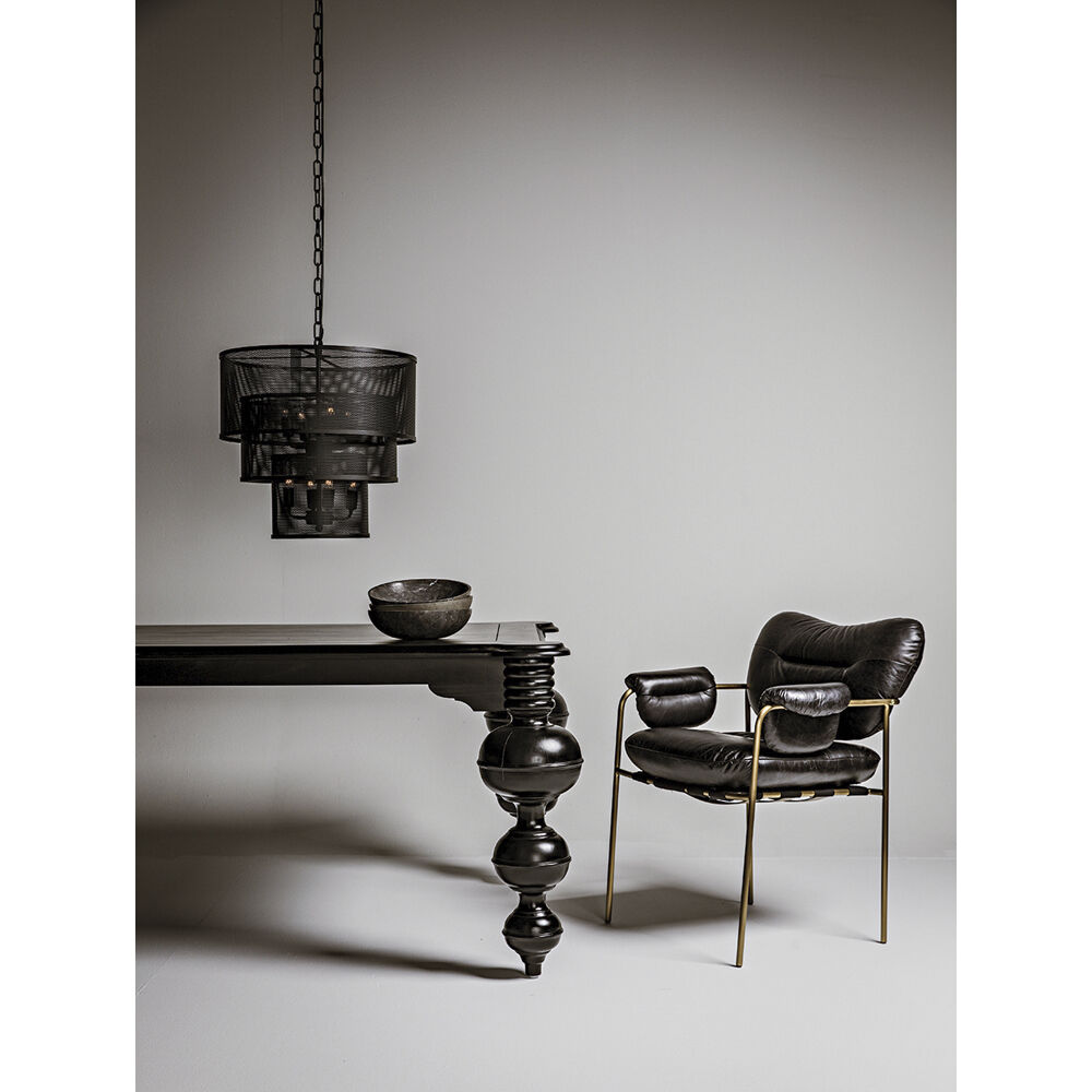 Arena 8 Light 20 inch Matte Black Pendant Ceiling Light