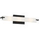 Tube Wall Sconce Wall Light in Incandescent, Coal