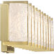 Sevryn LED 34.38 inch Soft Brass Bath Vanity Light Wall Light