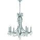 Cedar 8 Light 28 inch Polished Chrome Chandelier Ceiling Light in Clear Hand Cut