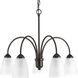 Gather 5 Light 23 inch Antique Bronze Chandelier Ceiling Light