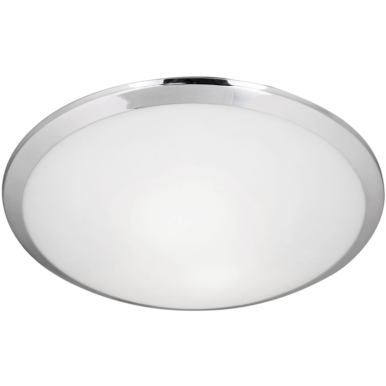 Malta 2 Light 15 inch Chrome Flush Mount Ceiling Light