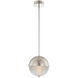 Portland LED 10 inch Polished Nickel Mini Pendant Ceiling Light