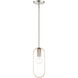 Ravena 1 Light 5 inch Brushed Nickel Pendant Ceiling Light
