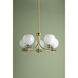 Alexia 5 Light 30 inch Aged Brass Chandelier Ceiling Light