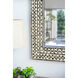 Anita 35.8 X 24 inch Black and White Wall Mirror, Rectangular