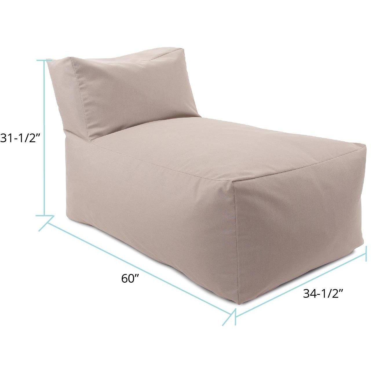 Seascape Sand Outdoor Pouf Lounge