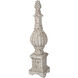 Danna Weathered White Outdoor Finial