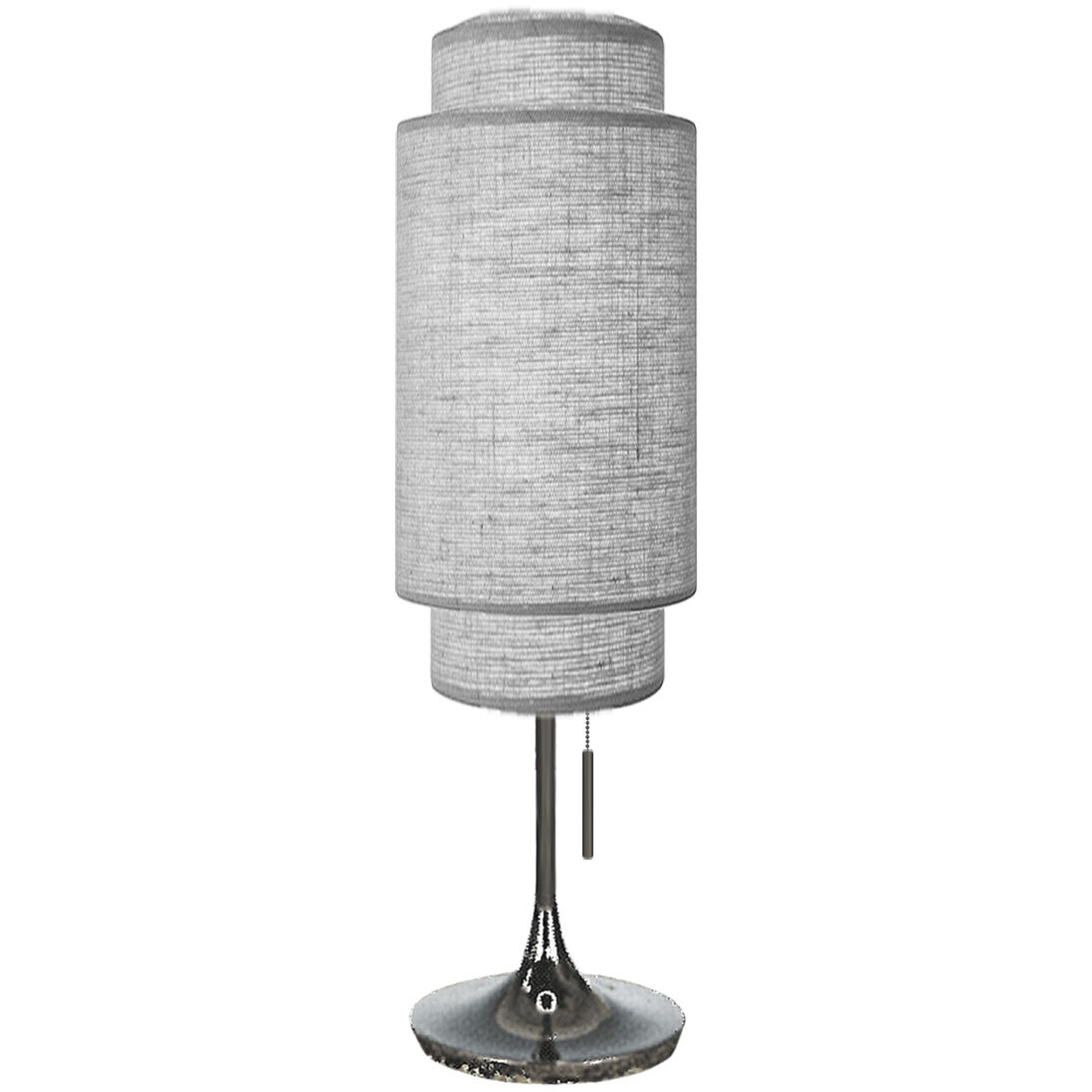 Lollipop 31 inch 14.00 watt Black Nickel Table Lamp Portable Light