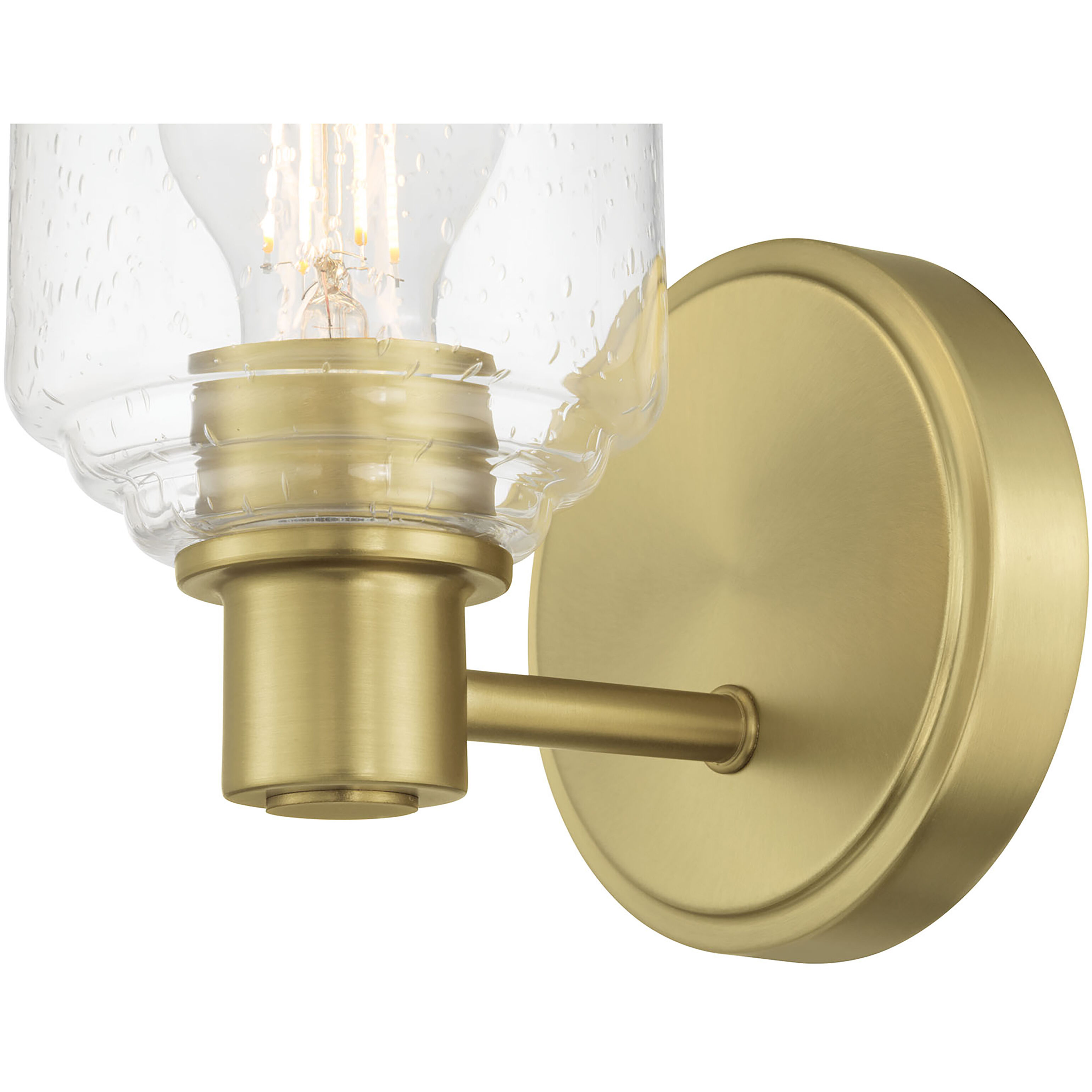 Vessair 1 Light 5 inch Vintage Brass Wall Sconce Wall Light