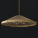 Maya 4 Light 31 inch Matte Brass Pendant Ceiling Light