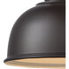 Cedar Park 1 Light 13 inch Oil Rubbed Bronze Outdoor Pendant