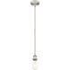 Paladin 1 Light 7.13 inch Brushed Satin Nickel Mini Pendant Ceiling Light
