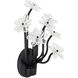 Wildflower Sconce Wall Light in Matte Black, Smithsonian Collaboration