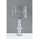 Ambrose 27 inch 100 watt White Table Lamp Portable Light, Large