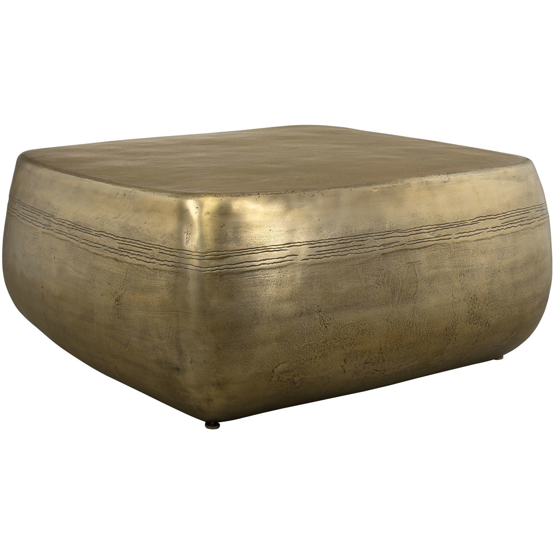 Saguaro 38 X 16 inch Aged Brass Indoor-Outdoor Coffee Table