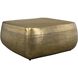 Saguaro 38 X 16 inch Aged Brass Indoor-Outdoor Coffee Table