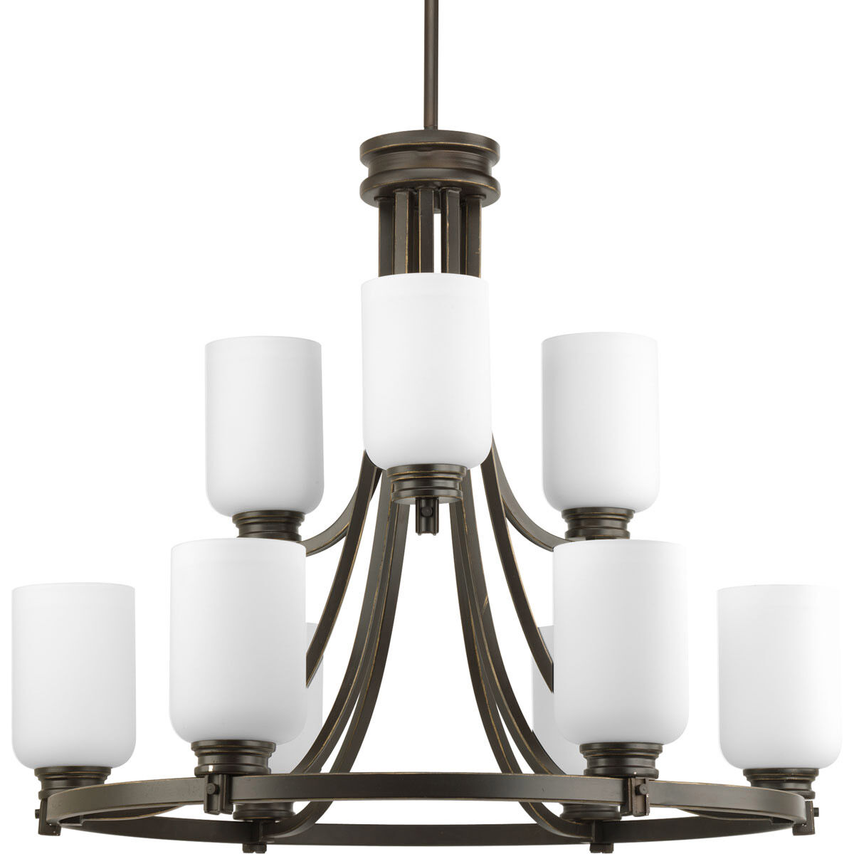 Kameron 9 Light 27 inch Antique Bronze Chandelier Ceiling Light