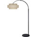 Bellamy 82 inch 150.00 watt Matte Black Floor Lamp Portable Light