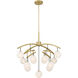 Curven 13 Light 42 inch Legacy Brass Chandelier Ceiling Light