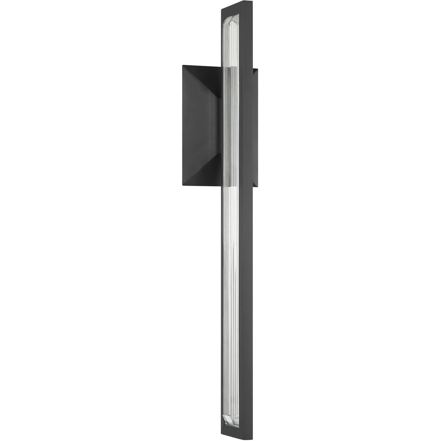 Aelin LED 24 inch Matte Black Outdoor Wall Sconce