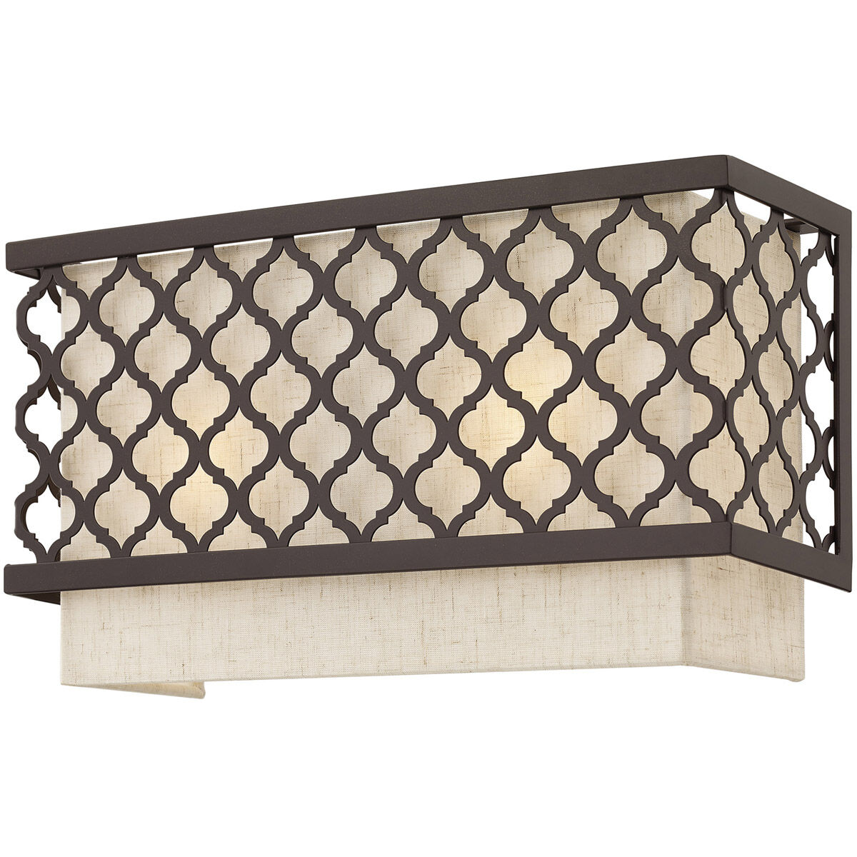 Arabesque 2 Light 13 inch English Bronze ADA ADA Wall Sconce Wall Light