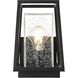 Lehigh 1 Light 9.5 inch Black Outdoor Wall Sconce