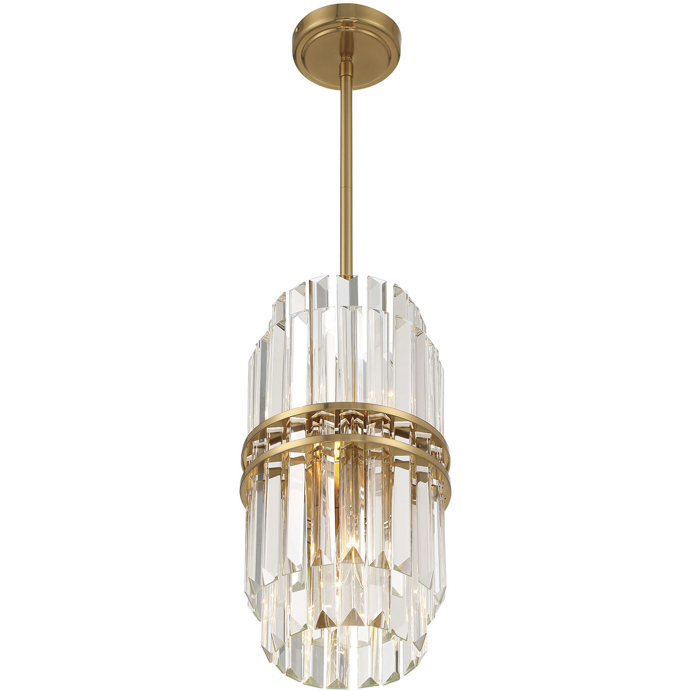 Hayes 4 Light 8 inch Aged Brass Chandelier Ceiling Light