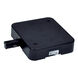 2-circuit 1 Light Black Live End Feed Ceiling Light, with Circuit Breaker