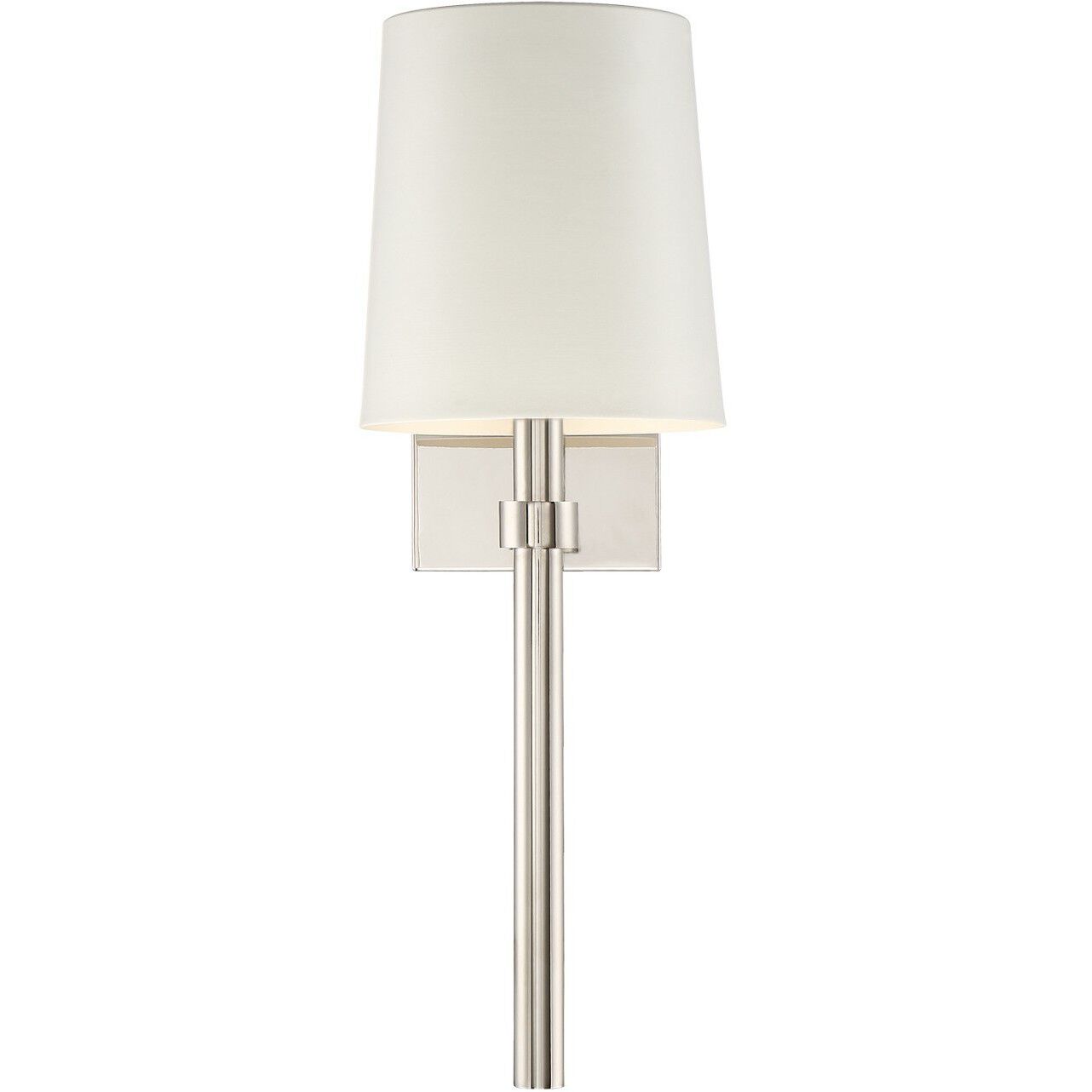 Bromley Bath Sconce Wall Light in Polished Nickel