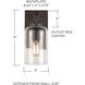 Wilton 1 Light 5 inch Old Bronze Sconce Wall Light
