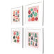 Winter Fun Pink and Multi and Green and Red Framed Art, Propac
