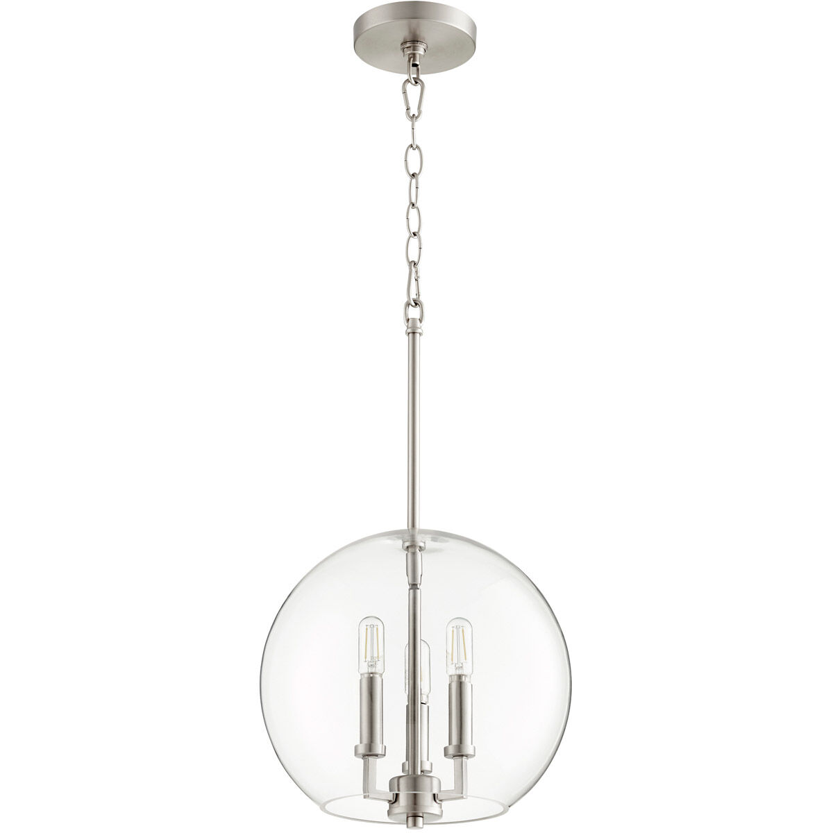 Globe Pendant 3 Light 12.00 inch Pendant
