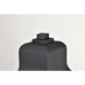Lawrence 1 Light 22.75 inch Matte Black Outdoor Post Light