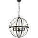 Brandywine 5 Light 22 inch Antique Bronze Pendant Ceiling Light