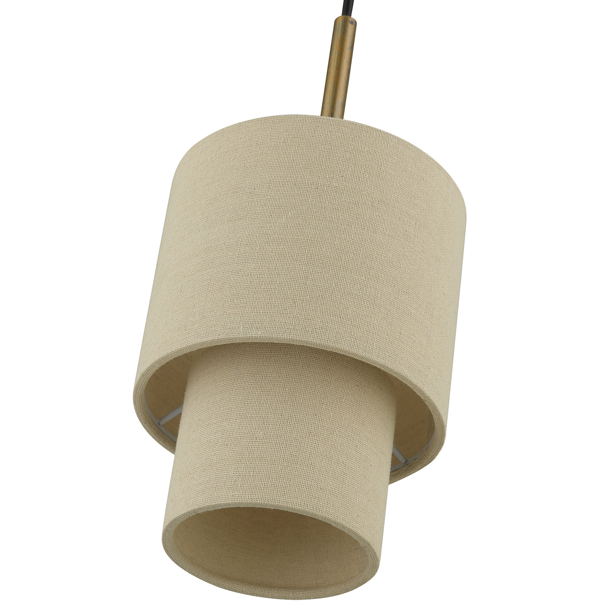 Bellingham 1 Light 7 inch Antique Gold Leaf Mini Pendant Ceiling Light