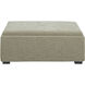 Montana 13.4 inch Green Storage Ottoman