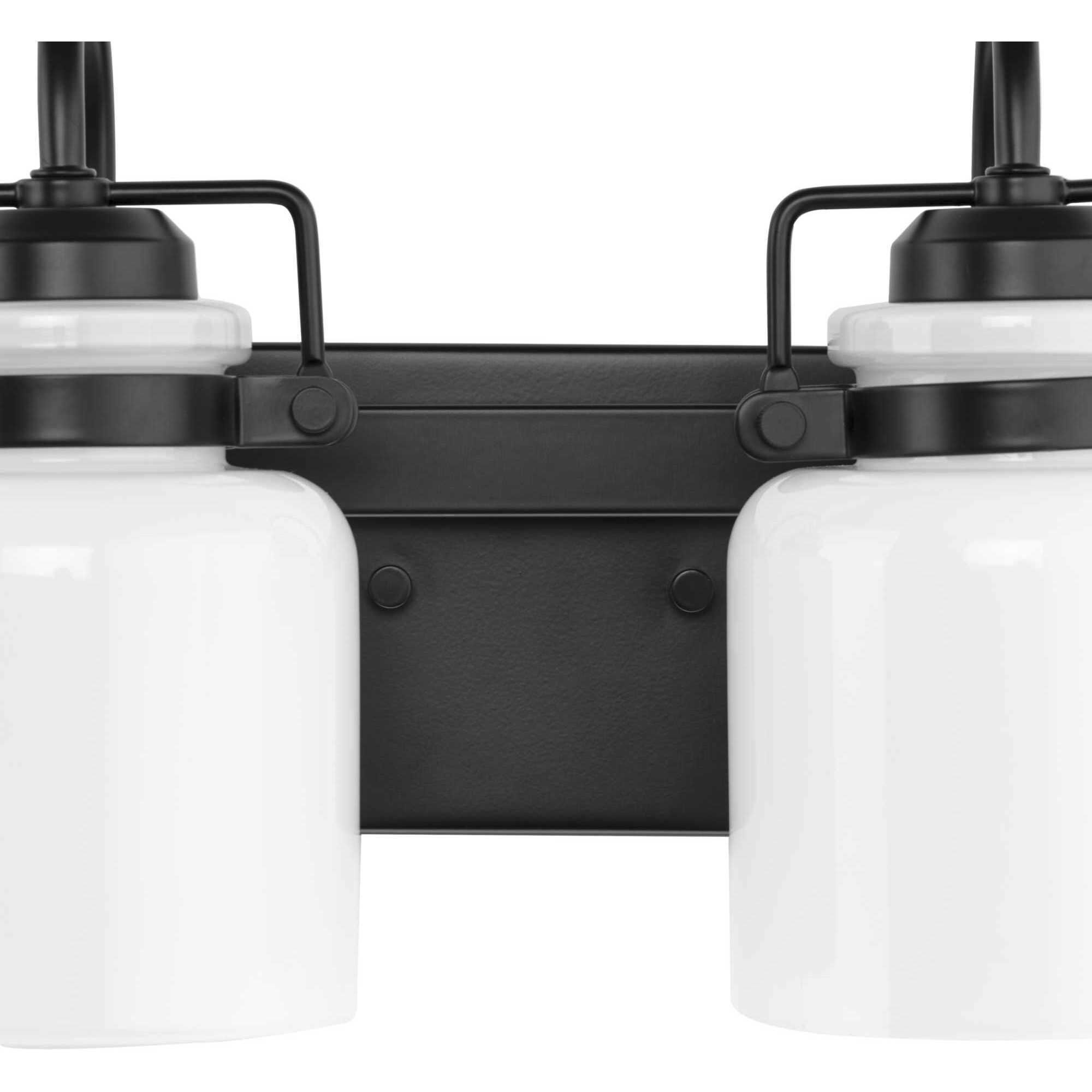 Fessler 4 Light 29.12 inch Matte Black Bath Light Wall Light