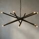 Ikram 12 Light 47 inch Antique Brass Chandelier Ceiling Light