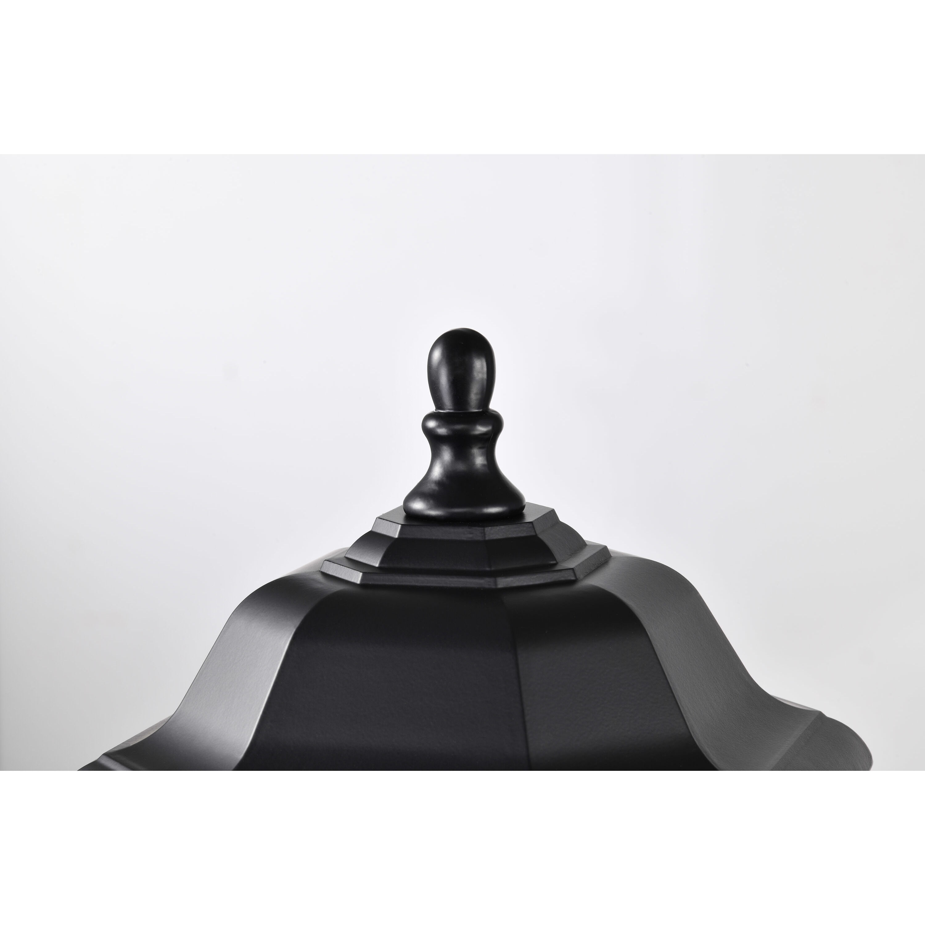 Hopkins 19 inch Matte Black Post Lantern, Large