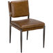 Wooster Steel Grey Powder Coat and Cuba Brown Dining Chair
