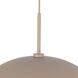 Kirby Pendant Ceiling Light in Peach
