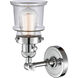 Franklin Restoration Small Canton LED 6.5 inch Polished Chrome Sconce Wall Light, Franklin Restoration