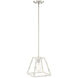 Rhode 1 Light 9.25 inch Coastal Weathered White Mini Pendant Ceiling Light