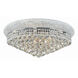 Primo 12 Light 24 inch Chrome Flush Mount Ceiling Light in Royal Cut